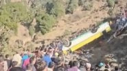 India News | Himachal Pradesh: 8 Dead After Bus Falls into Deep Gorge in Sirmaur