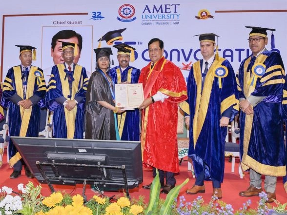 Business News | AMET University Conducts Its 15th Convocation Ceremony