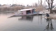 India News | Dal Lake Freezes as Winter Intensifies Across Kashmir Valley