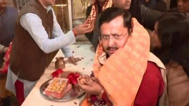 India News | BJP Working President Nitin Nabin Offers Prayers at Hanuman Temple in Delhi