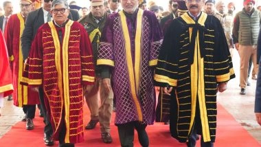 India News | Vice-President CP Radhakrishnan Attends LPU's 12th Convocation, Urges Students to Give Back to Society