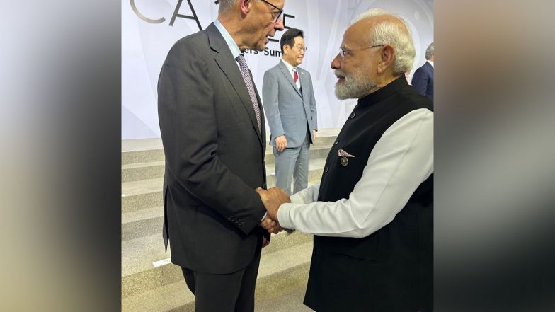 World News | German Chancellor's India Visit to Begin on Monday, Kite Festival and Visit to Sabarmati Ashram on Agenda