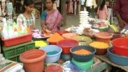 Entertainment News | Hyderabad: Rangoli, Muggu Markets Witness Rush Ahead of Sankranti 2026