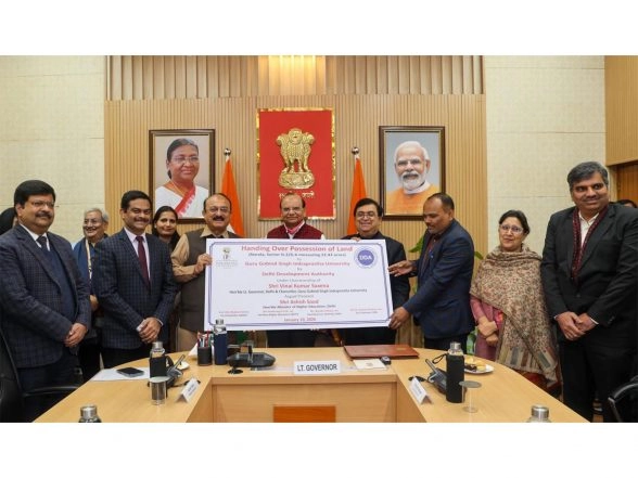 India News | DDA Hands over Land to GGSIPU, Delhi Teachers' University for New Campuses in Narela