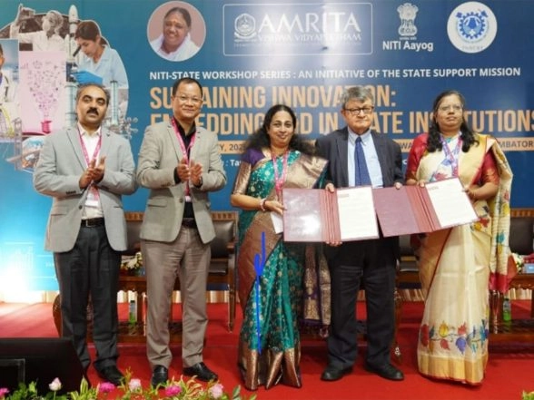 India News | NITI Aayog, Amrita Vishwa Vidyapeetham Host Workshop to Embed R&D in State Institutions