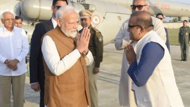 India News | PM Modi Receives Warm Welcome at Somnath