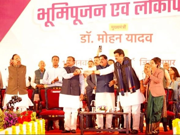 India News | MP CM Yadav Performs Bhoomi Pujan, Inauguration of Development Works Worth Rs 312 Crore in Sagar