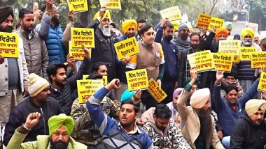 India News | AAP Leaders Protest at Raj Ghat over Alleged Doctored Video of Atishi