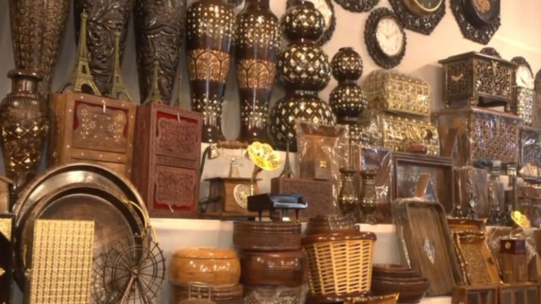 India News | Woodcraft from Saharanpur Draws Huge Crowds at 85th Edition of All India Industrial Exhibition at Nampally