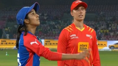 Sports News | WPL: Delhi Capitals Wins Toss, Opts to Bowl Against Gujarat Giants