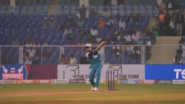 Sports News | ISPL Season 3: Ahmedabad Lions Beat Delhi Superheros by 40 Runs to Stay Unbeaten