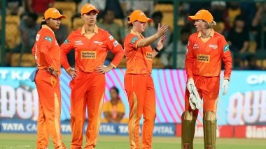 Sports News | WPL: Gujarat Giants Pull off Thrilling Victory over Delhi Capitals by 4 Runs