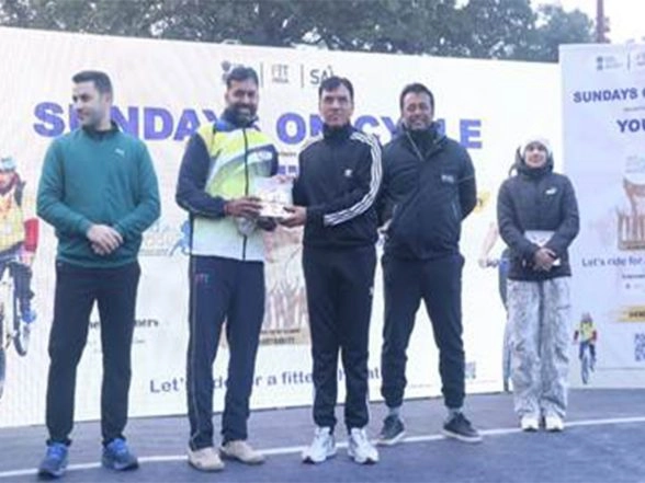India News | Healthy Body is Foundation of Strong Leadership, Says Mansukh Mandaviya During 56th Fit India Sundays on Cycle