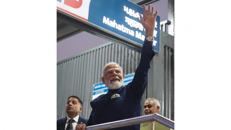 India News | Gujarat: PM Modi Inaugurates Gandhinagar Metro Rail Project Phase-2 in Gandhinagar