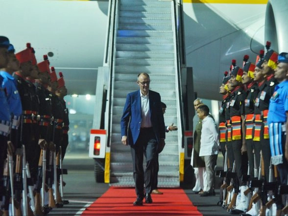 World News | Willkommen in Indien!: German Chancellor Merz Arrives in India, to Meet PM Modi Today
