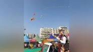 World News | PM Modi, German Chancellor Merz Fly Kite Depicting Lord Hanuman at International Kite Festival