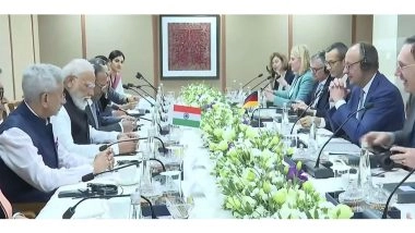 World News | PM Modi Holds Delegation-level Talks with German Chancellor Merz in Gandhinagar