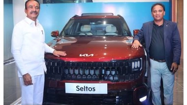 Business News | Experience the Bigger, Bolder and Progressive All-New Kia Seltos Launched at Automotive Kia, Hyderabad; Prices Start at RS 10.99 Lakhs