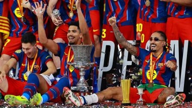 Sports News | Raphinha, Lewandowski Shine as Barcelona Edge Real Madrid 3-2 in Spanish Super Cup Final