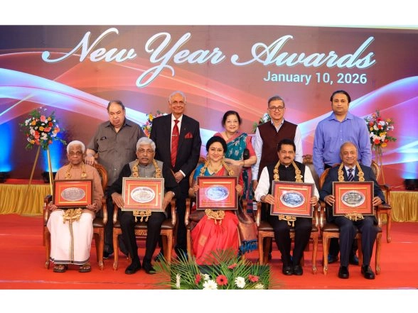 Business News | Five Eminent Personalities Felicitated at Manipal Groups' New Year Awards 2026
