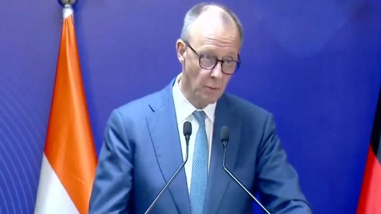 World News | India-EU FTA Needed to Tap Full Potential of India-Germany Economic Ties: Chancellor Merz Says India is 'partner of Choice' for Germany