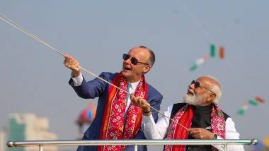 India News | PM Narendra Modi, German Chancellor Friedrich Merz Inaugurate 'International Kite Festival 2026'