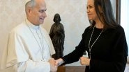 World News | Machado Meets Pope Leo XIV, Seeks Support for Venezuela Transition Ahead of Trump Meeting