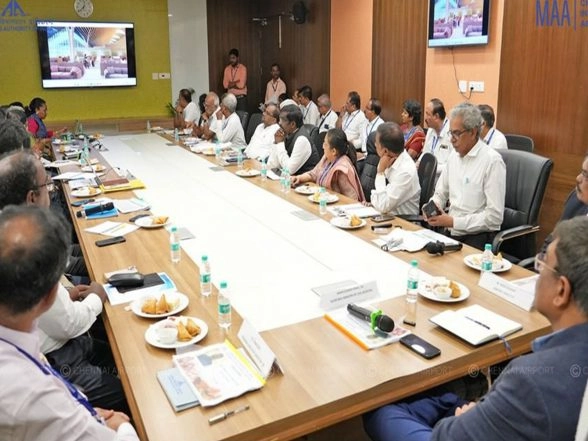 India News | Civil Aviation Secretary Samir Kumar Sinha Reviews Progress of Chennai Airport's New Terminal Building