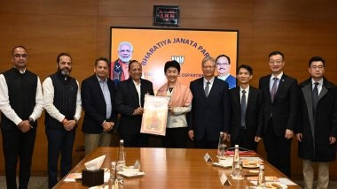 India News | Delegation from Communist Party of China Visits BJP Headquarters in New Delhi