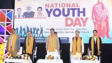 India News | Swami Vivekananda's Ideals Can Shape India's Tomorrow: Tripura CM Saha at National Youth Festival