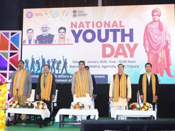 India News | Swami Vivekananda's Ideals Can Shape India's Tomorrow: Tripura CM Saha at National Youth Festival