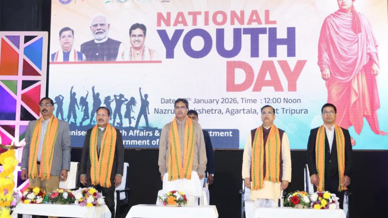 India News | Swami Vivekananda's Ideals Can Shape India's Tomorrow: Tripura CM Saha at National Youth Festival