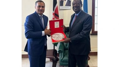 World News | Indian High Commissioner Meets Kenya's Prime Cabinet Secretary; Sides Agree to Convene Joint Commission for Cooperation