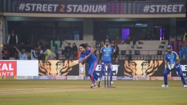 Sports News | ISPL Season 3: Bowlers Defend 82 to Hand Delhi Superheros First Win Against Majhi Mumbai