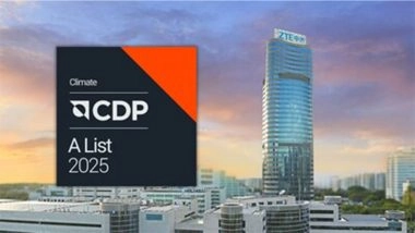 Business News | ZTE Recognized on CDP Climate A List for Third Consecutive Year, Ranking Among the Global Top 4%
