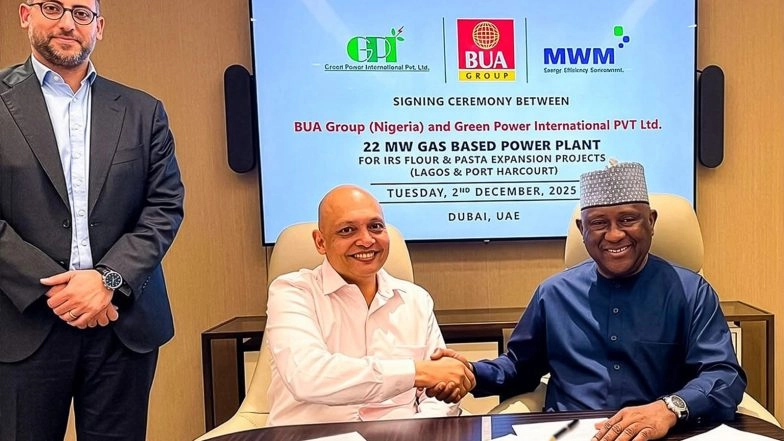 Business News | Nigeria-based BUA Group Strengthens Partnership with Green Power International Pvt. Ltd., Becomes Its Largest Customer with New Deal for 22 MW Plant
