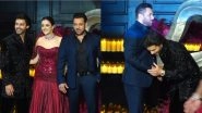 Entertainment News | Salman Khan Joins Nupur Sanon-Stebin Ben's Wedding Reception, Groom Bows in Respect