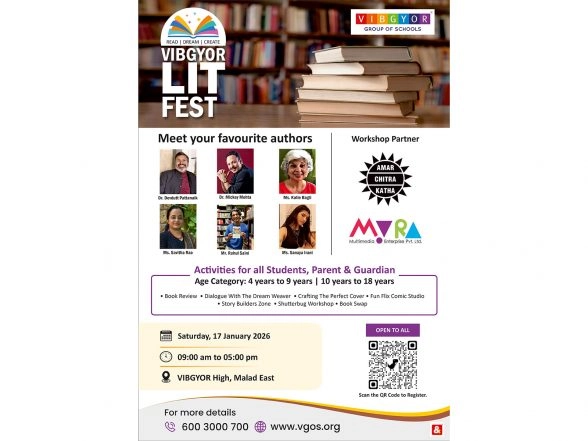 Business News | VIBGYOR Group of Schools Announces the First Edition of Its Literature Festival