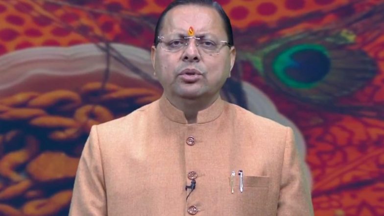 India News | Uttarakhand: CM Dhami Extends Wishes on Makar Sankranti, Uttaraini, and Ghughuti; Shares Video Message