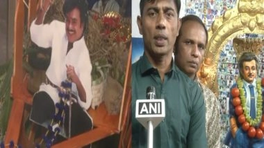 Entertainment News |  Pongal 2026: Rajinikanth Temple in Madurai Pays Homage to Farmers as Die-hard Thalaivar Fan Marks Festival with Family