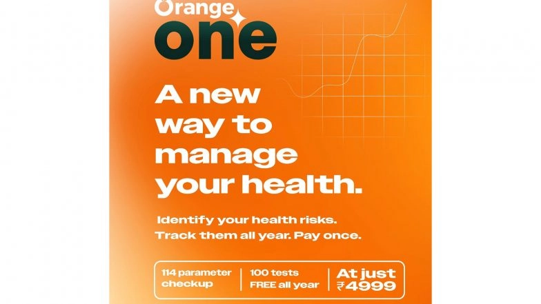 Business News | Orange Health Labs Launches Orange One, a Revolutionary Initiative That Aims to Redefine Preventive Healthcare