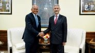World News | Jaishankar Meets IORA Secretary General Sanjiv Ranjan, Reviews Priorities for Indian Ocean Cooperation