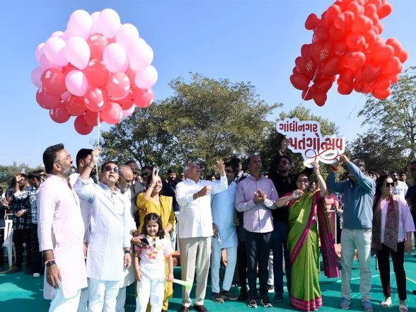 India News | Gujarat: Chief Minister Bhupendra Patel Inaugurates the Gandhinagar Kite Festival 2026