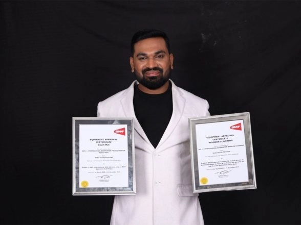 Business News | India Sports Floorings Secures BWF Certification