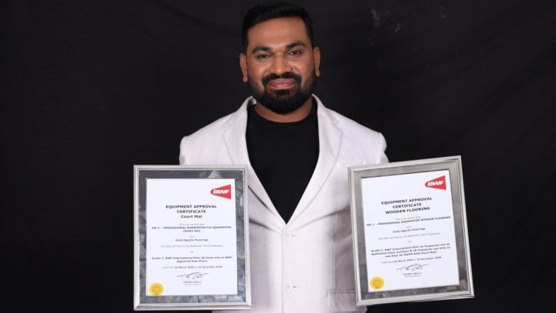 Business News | India Sports Floorings Secures BWF Certification