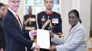 World News | Austrian Ambassador Robert Zischg Presents Credentials to President Murmu