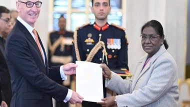 World News | Austrian Ambassador Robert Zischg Presents Credentials to President Murmu