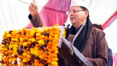 India News | Uttarakhand CM Dhami Lays Foundation Stones for Projects Worth over ₹33 Crore in Khatima