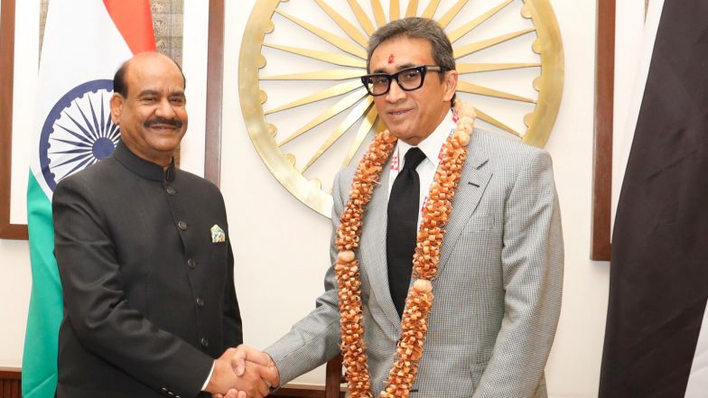 World News | Om Birla Meets Trinidad and Tobago Speaker; Discusses Strengthening Parliamentary Cooperation, Enhancing Trade Ties