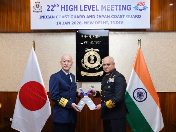India News | India, Japan Coast Guards Hold 22nd High-Level Meeting in New Delhi